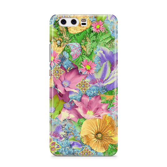 Vintage Floral Pattern Huawei P10 Phone Case