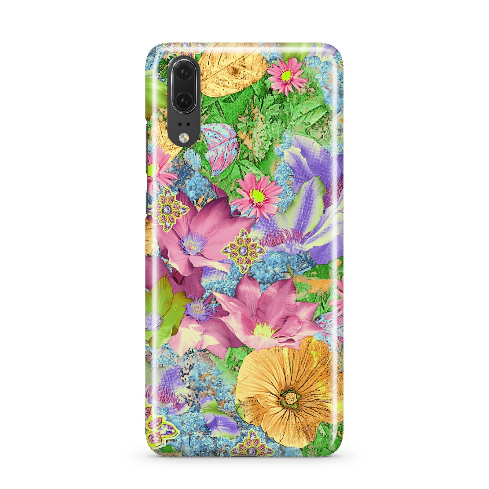Vintage Floral Pattern Huawei P20 Phone Case