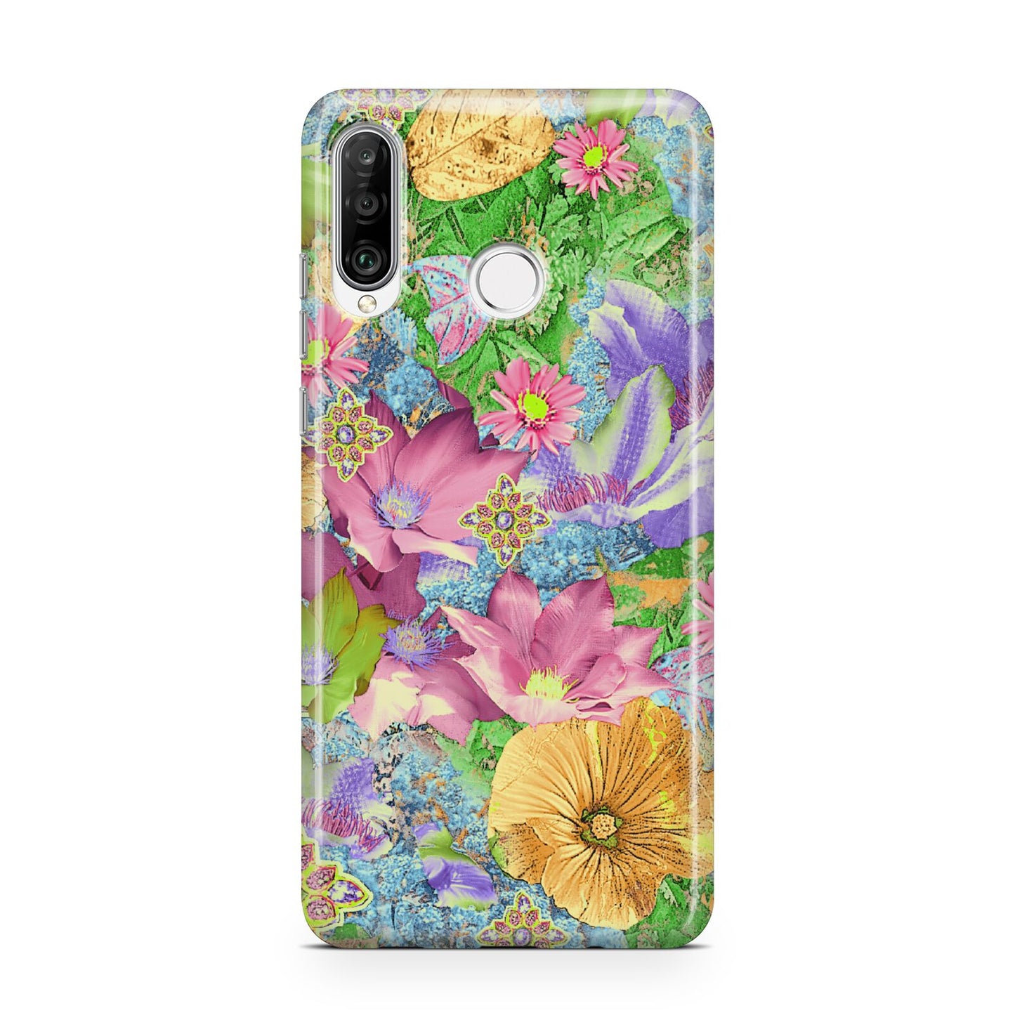 Vintage Floral Pattern Huawei P30 Lite Phone Case