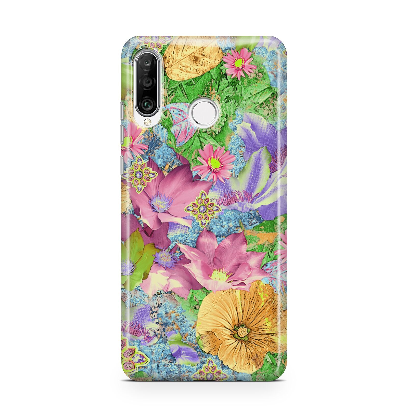 Vintage Floral Pattern Huawei P30 Lite Phone Case