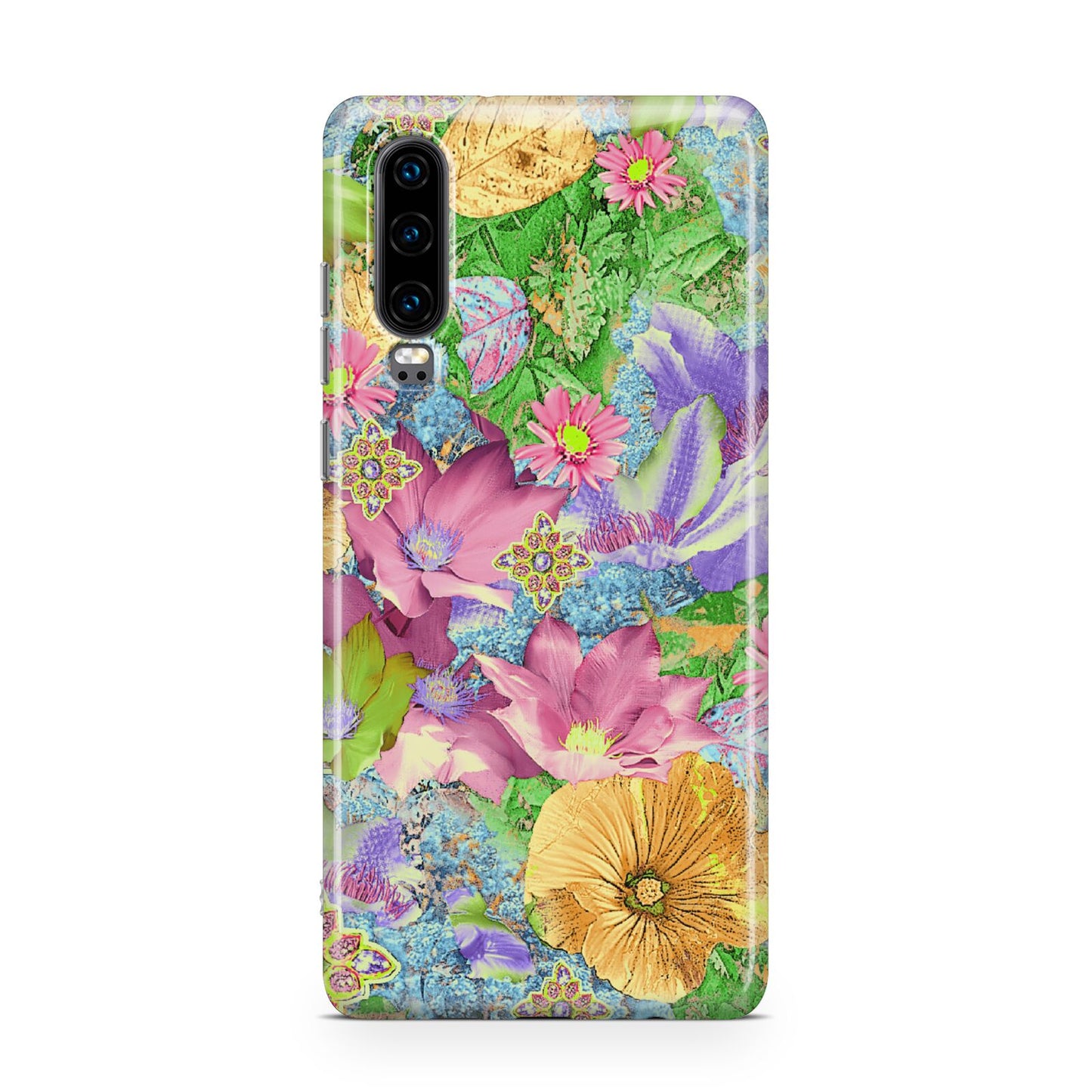 Vintage Floral Pattern Huawei P30 Phone Case