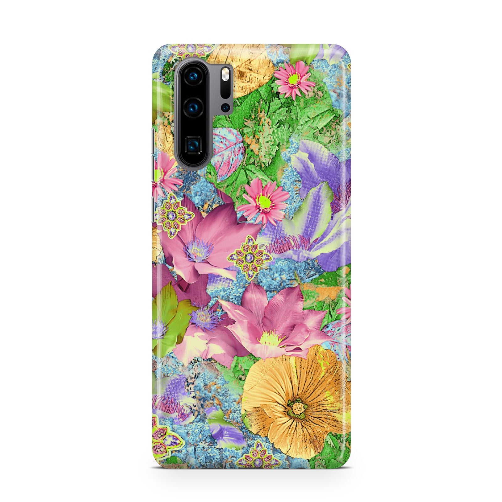 Vintage Floral Pattern Huawei P30 Pro Phone Case
