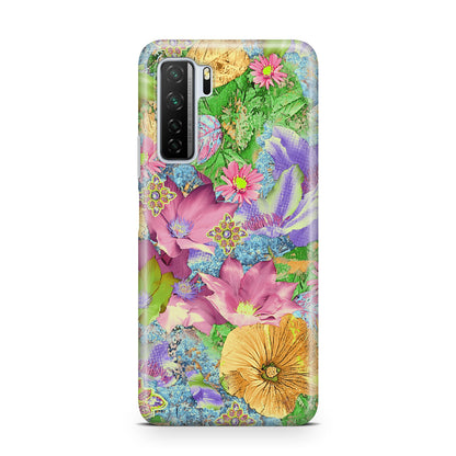 Vintage Floral Pattern Huawei P40 Lite 5G Phone Case