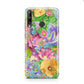 Vintage Floral Pattern Huawei P40 Lite E Phone Case