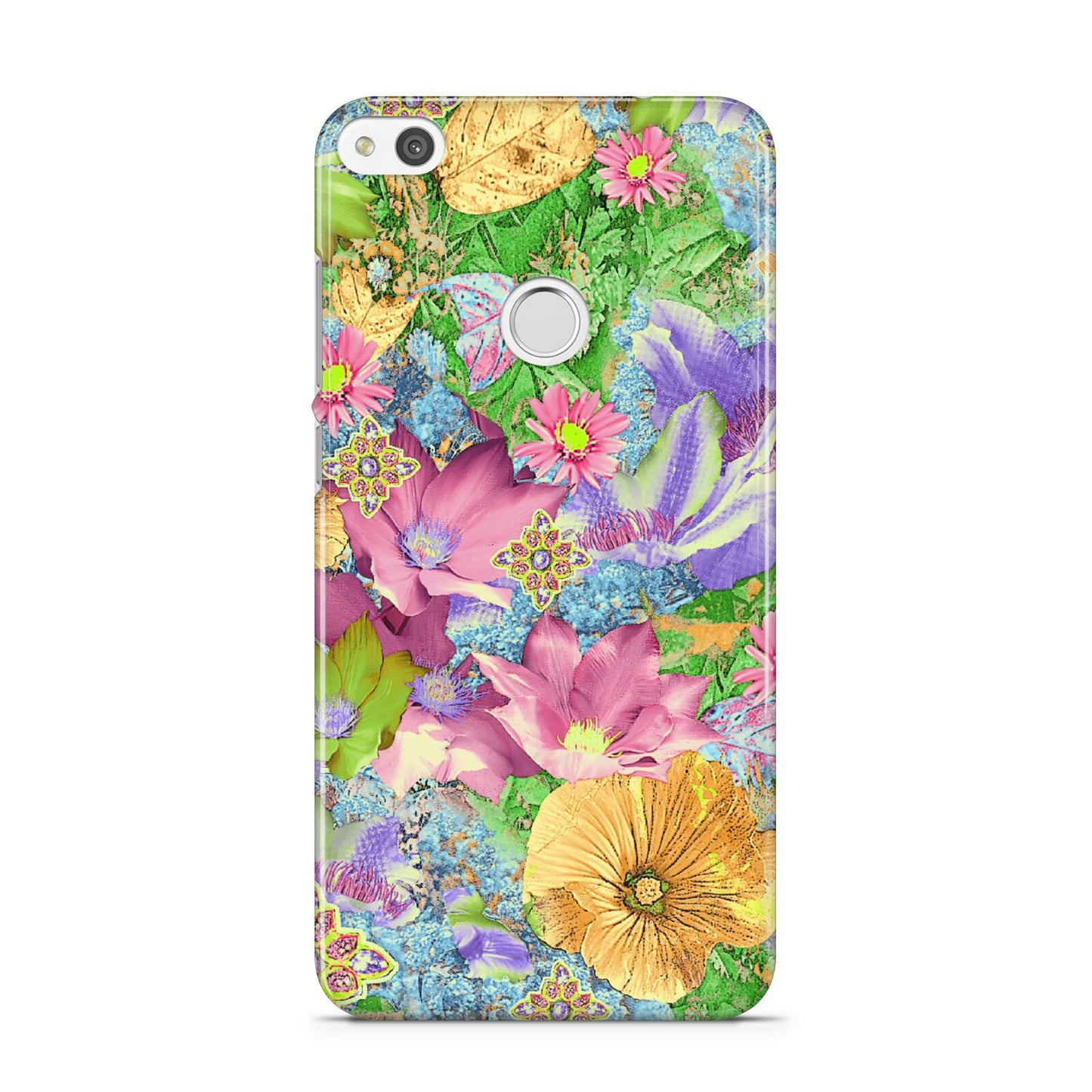 Vintage Floral Pattern Huawei P8 Lite Case