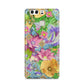 Vintage Floral Pattern Huawei P9 Case