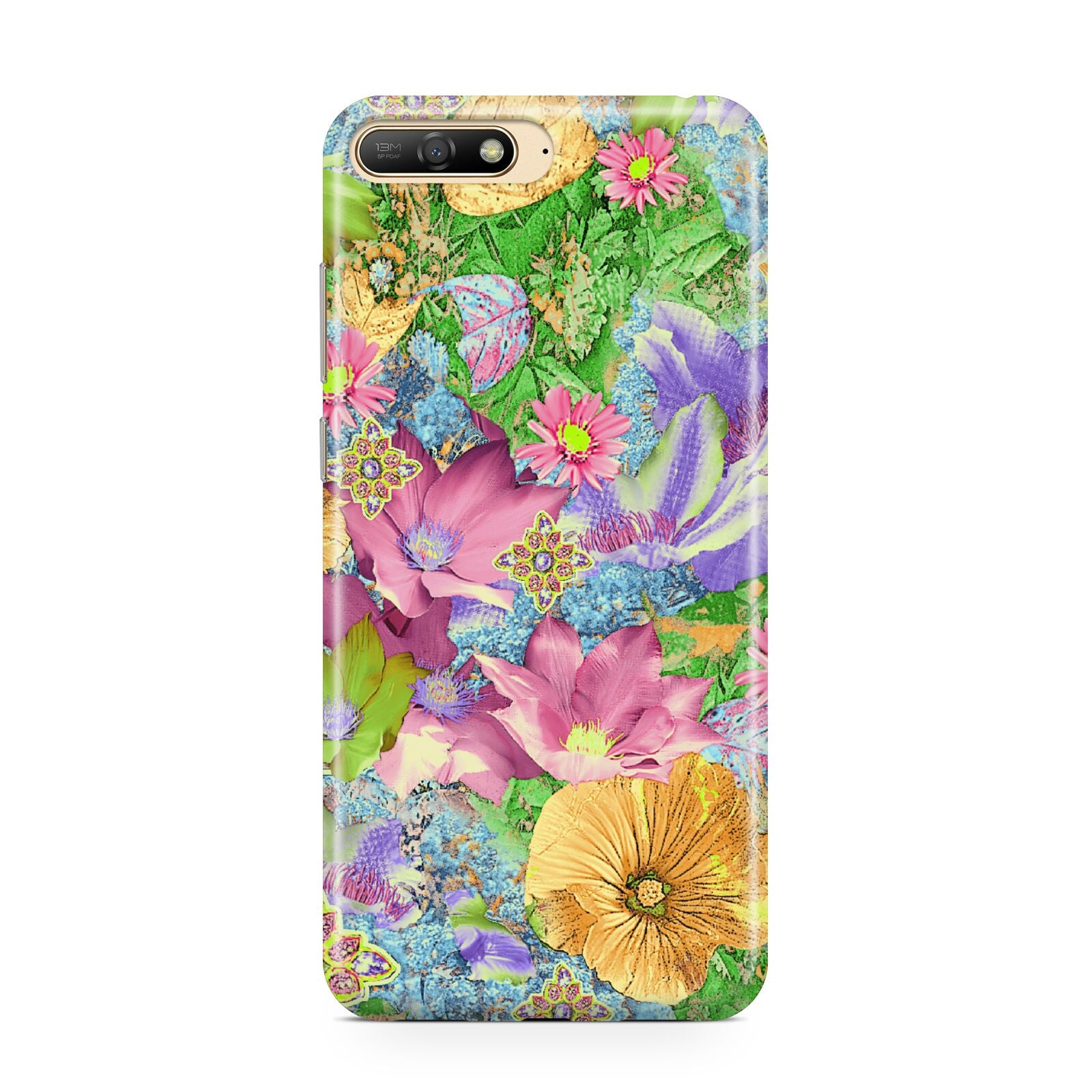 Vintage Floral Pattern Huawei Y6 2018