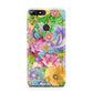 Vintage Floral Pattern Huawei Y7 2018