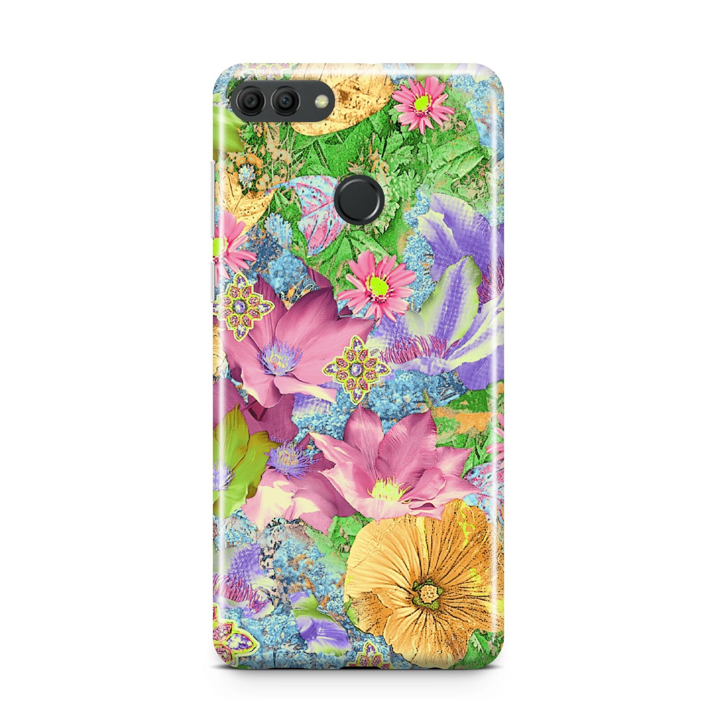 Vintage Floral Pattern Huawei Y9 2018
