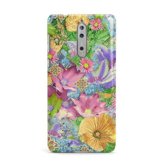 Vintage Floral Pattern Nokia Case