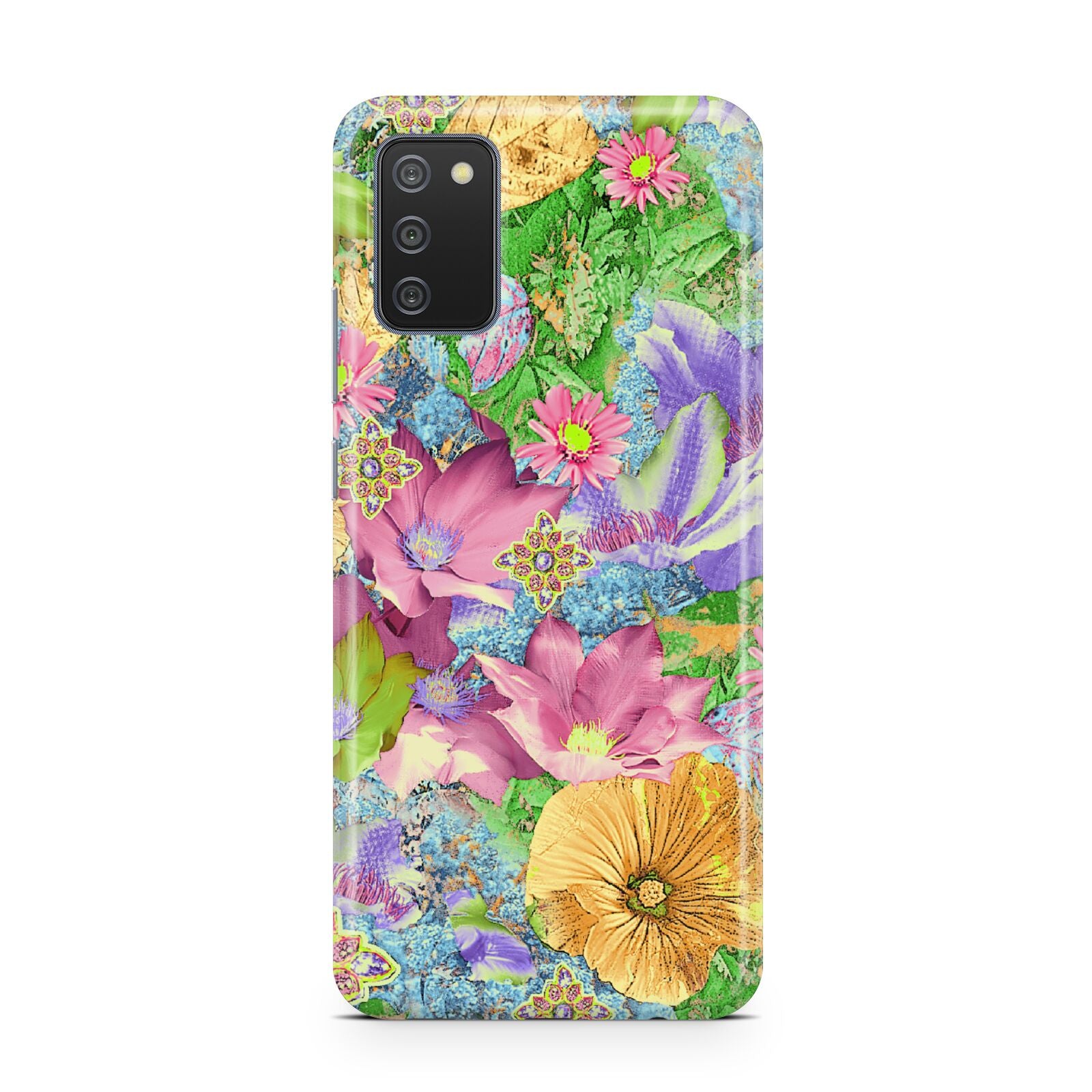 Vintage Floral Pattern Samsung A02s Case