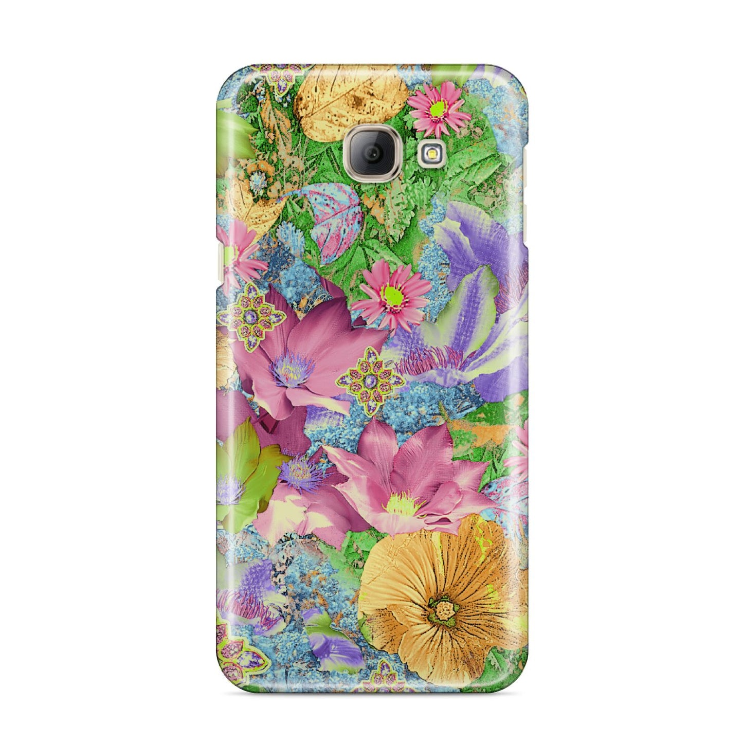 Vintage Floral Pattern Samsung Galaxy A8 2016 Case