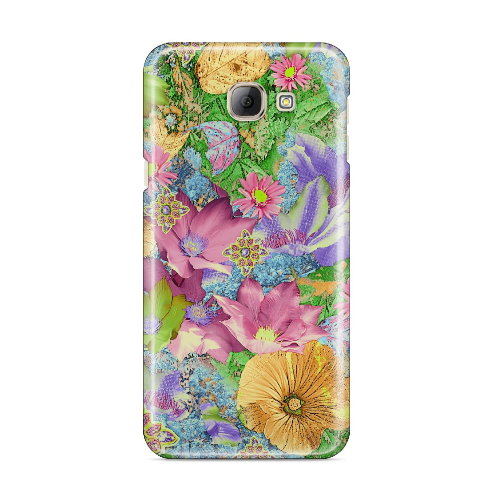 Vintage Floral Pattern Samsung Galaxy A8 2016 Case