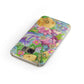 Vintage Floral Pattern Samsung Galaxy Case Front Close Up