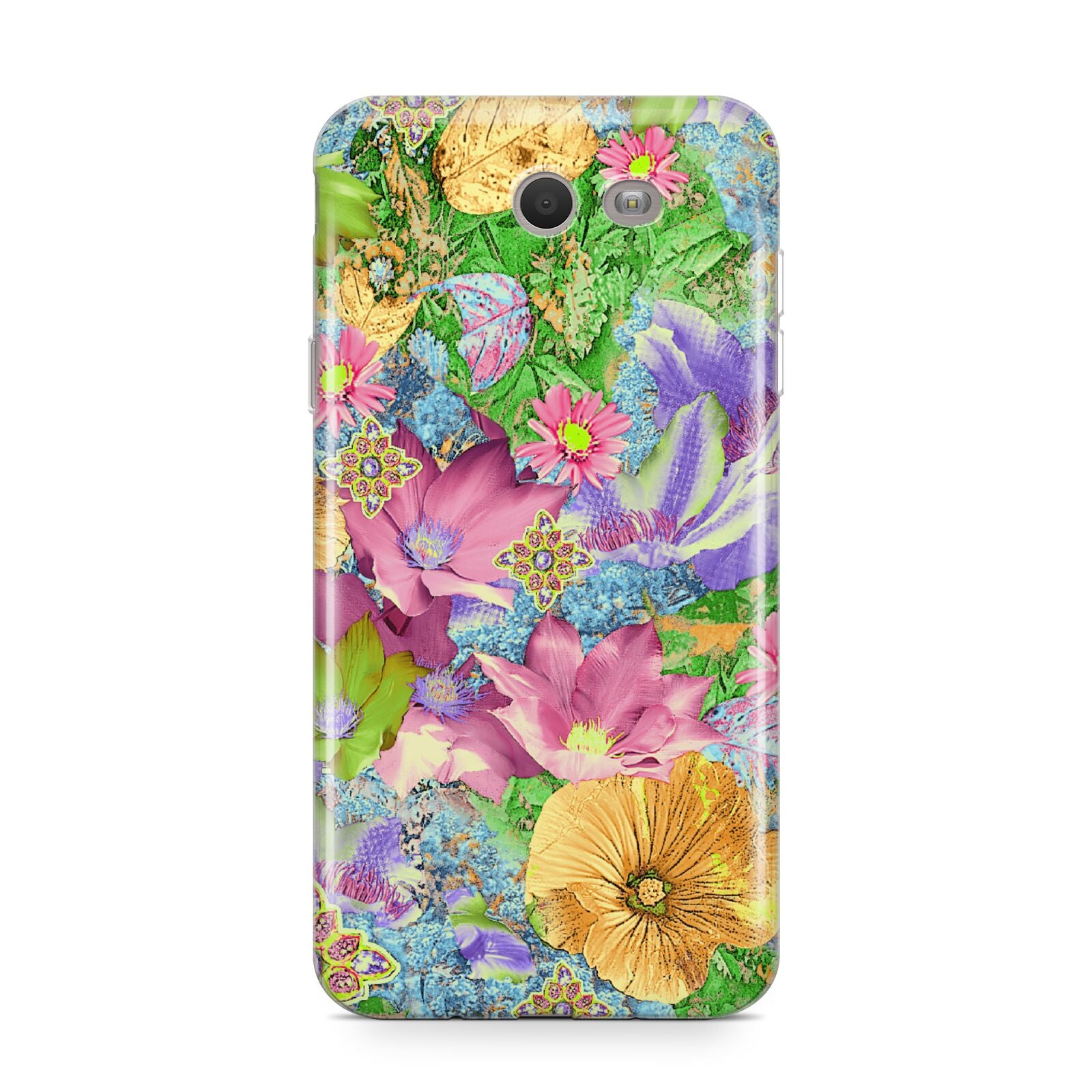 Vintage Floral Pattern Samsung Galaxy J7 2017 Case