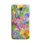 Vintage Floral Pattern Samsung Galaxy J7 Case