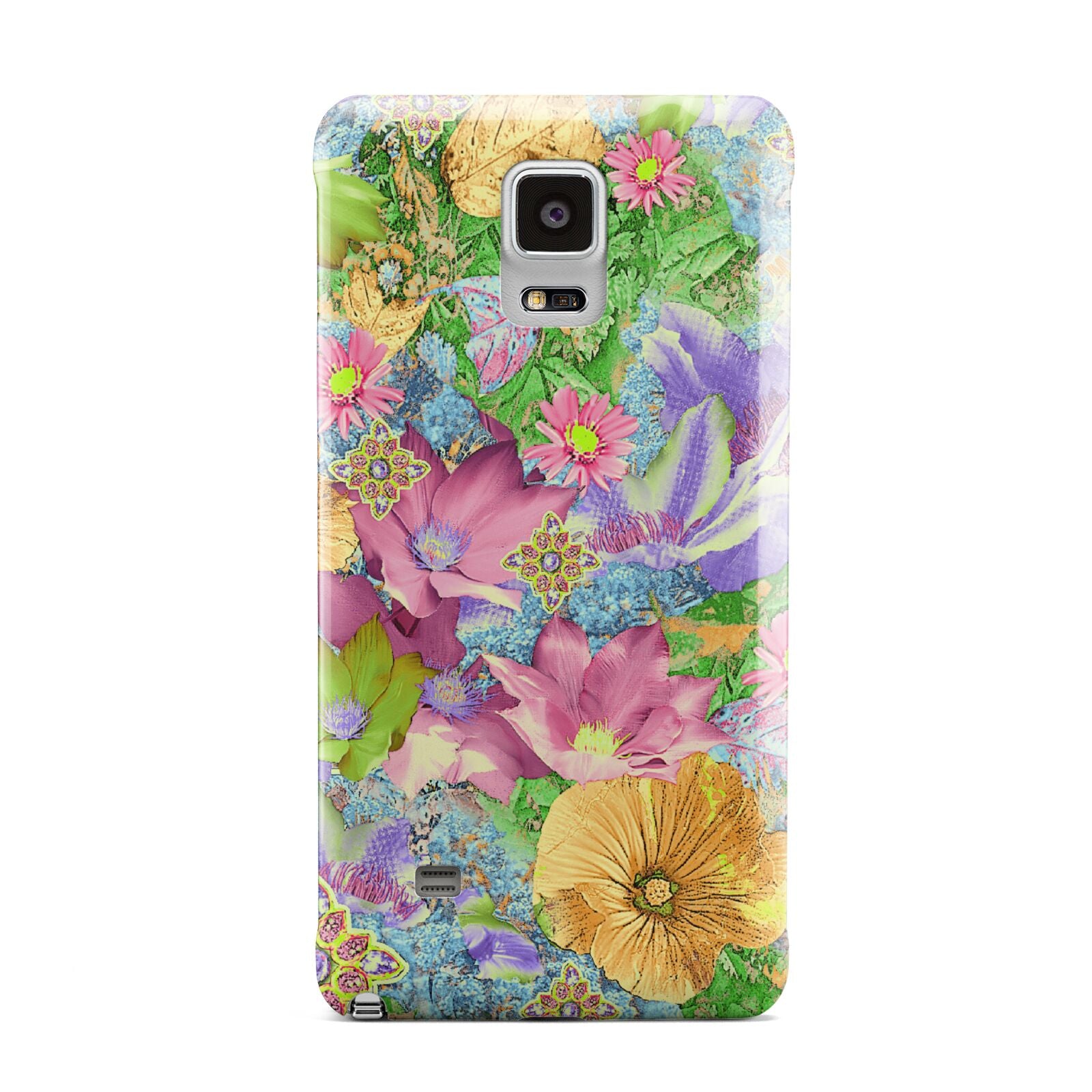 Vintage Floral Pattern Samsung Galaxy Note 4 Case