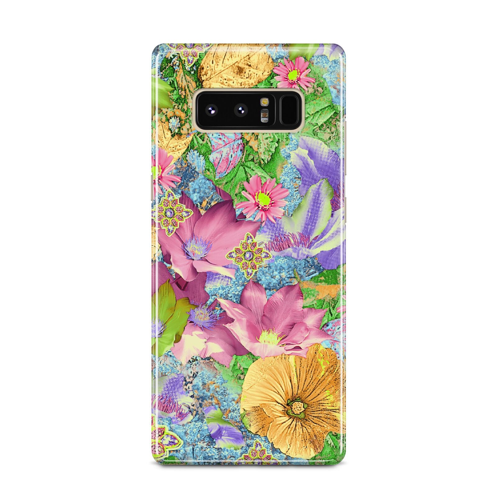 Vintage Floral Pattern Samsung Galaxy Note 8 Case