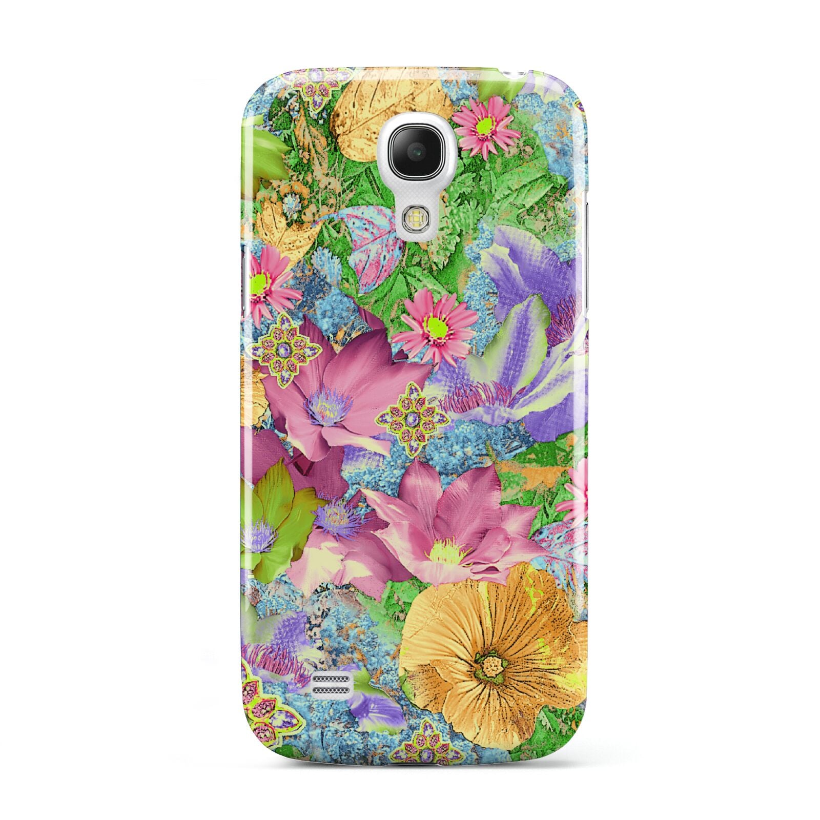 Vintage Floral Pattern Samsung Galaxy S4 Mini Case