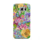 Vintage Floral Pattern Samsung Galaxy S6 Case