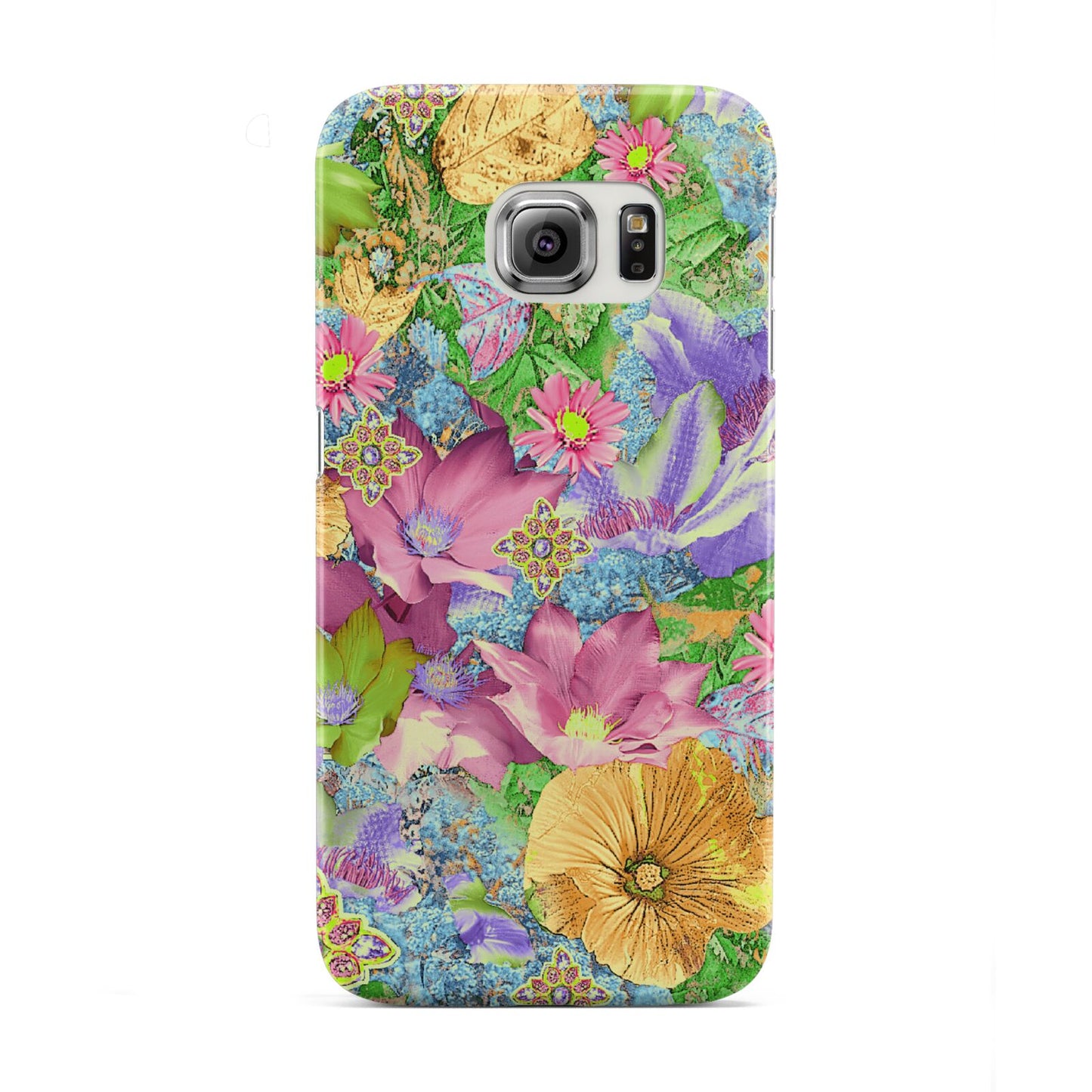 Vintage Floral Pattern Samsung Galaxy S6 Edge Case