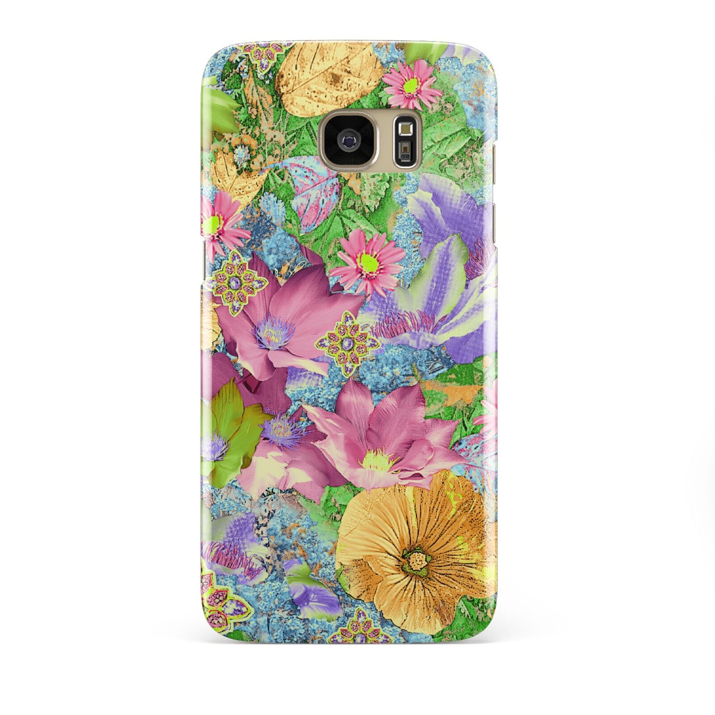 Vintage Floral Pattern Samsung Galaxy S7 Edge Case