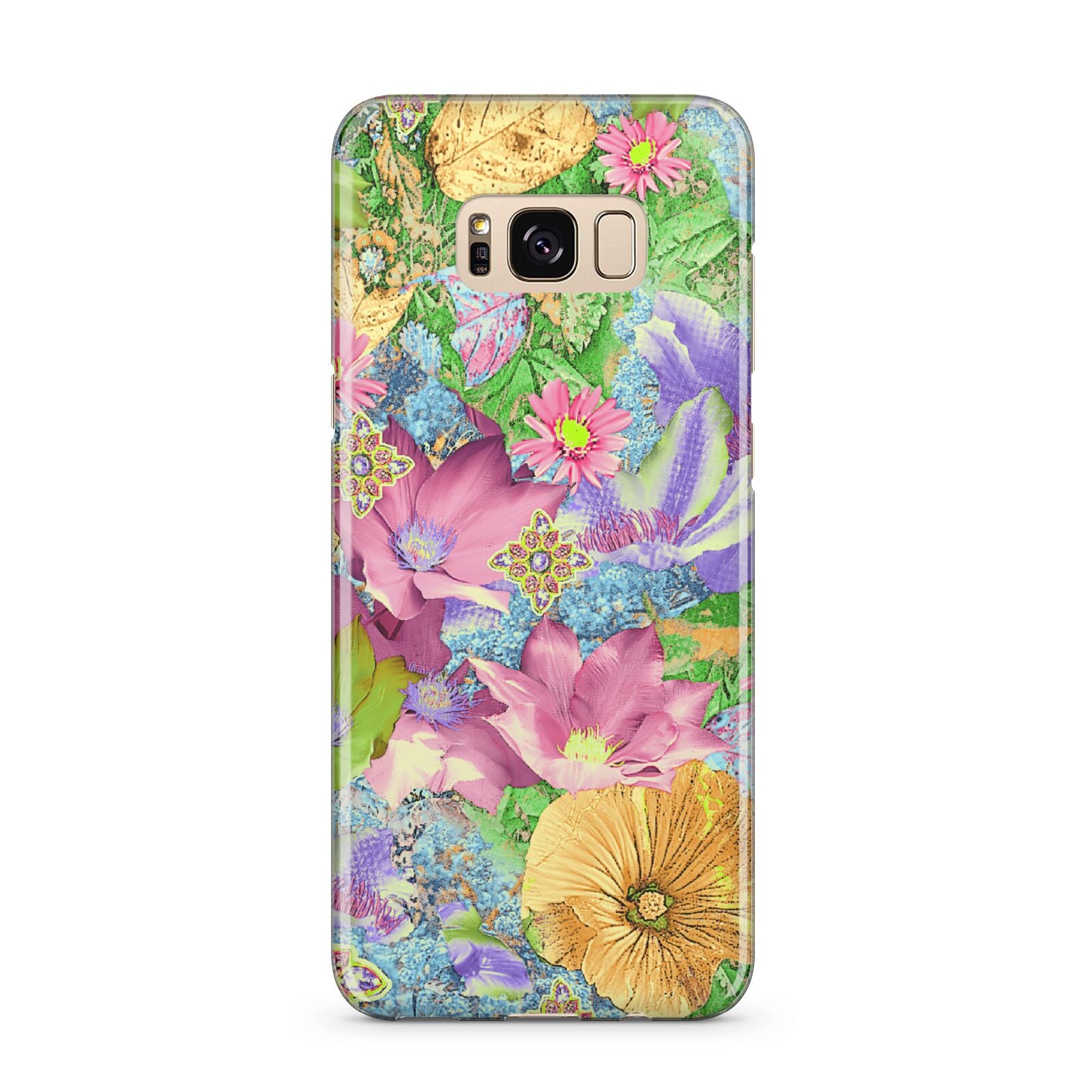 Vintage Floral Pattern Samsung Galaxy S8 Plus Case
