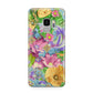 Vintage Floral Pattern Samsung Galaxy S9 Case