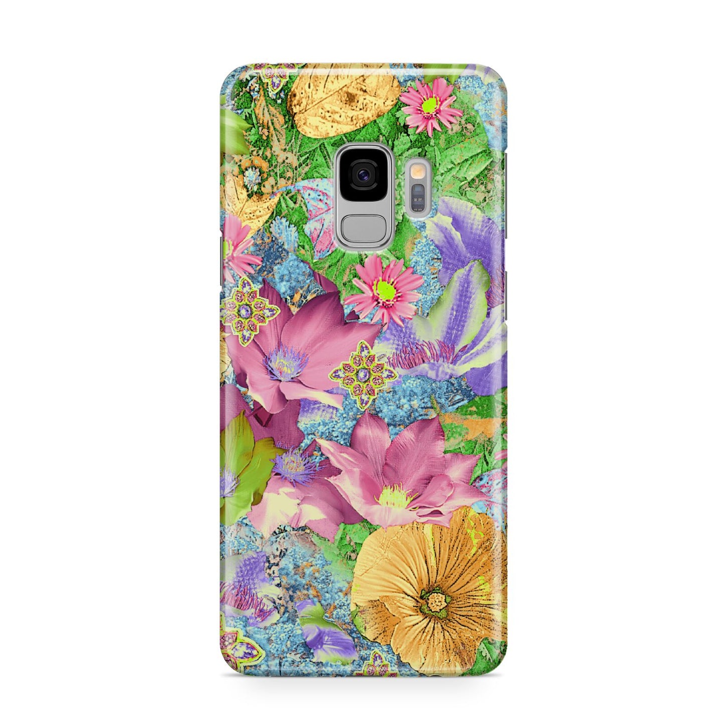 Vintage Floral Pattern Samsung Galaxy S9 Case