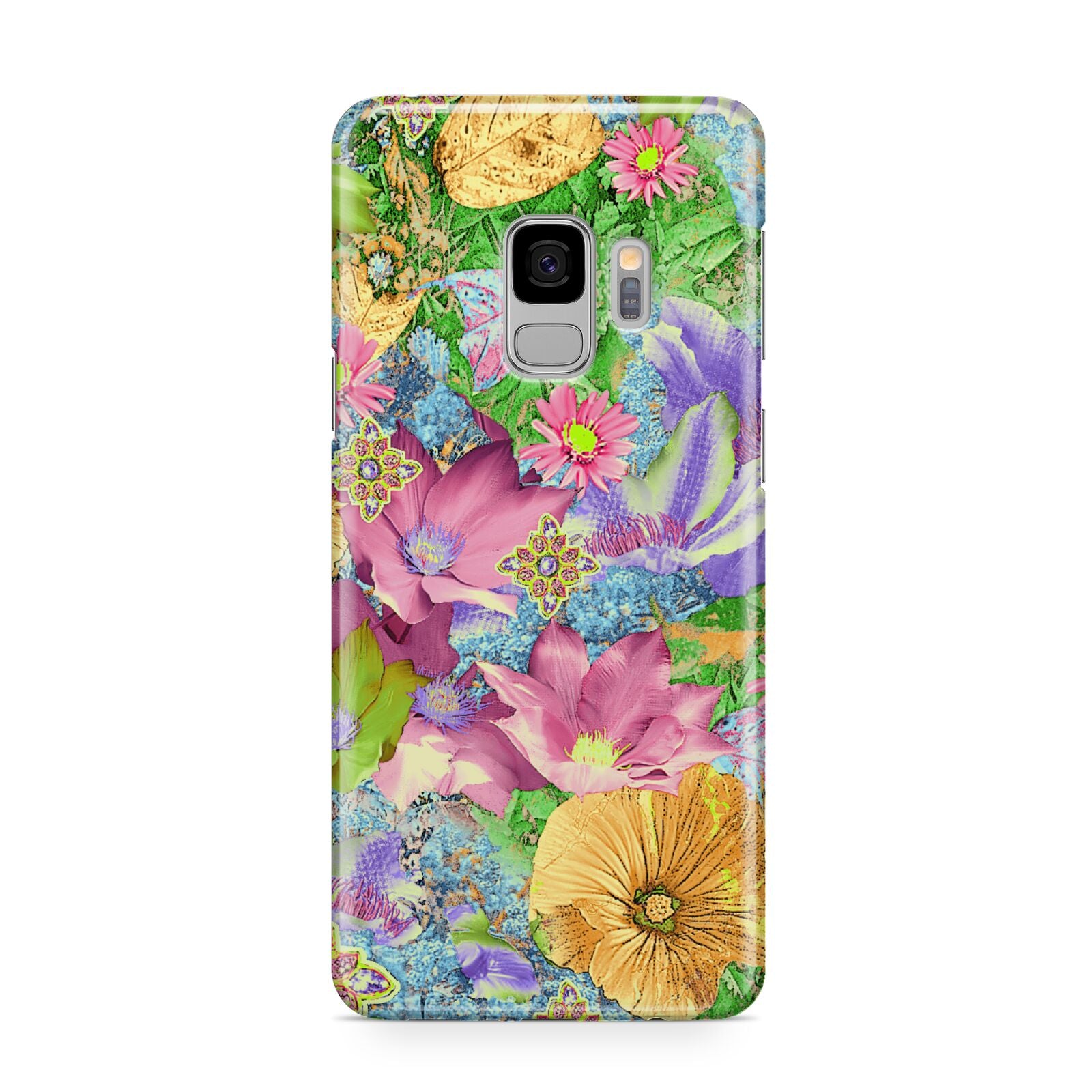 Vintage Floral Pattern Samsung Galaxy S9 Case