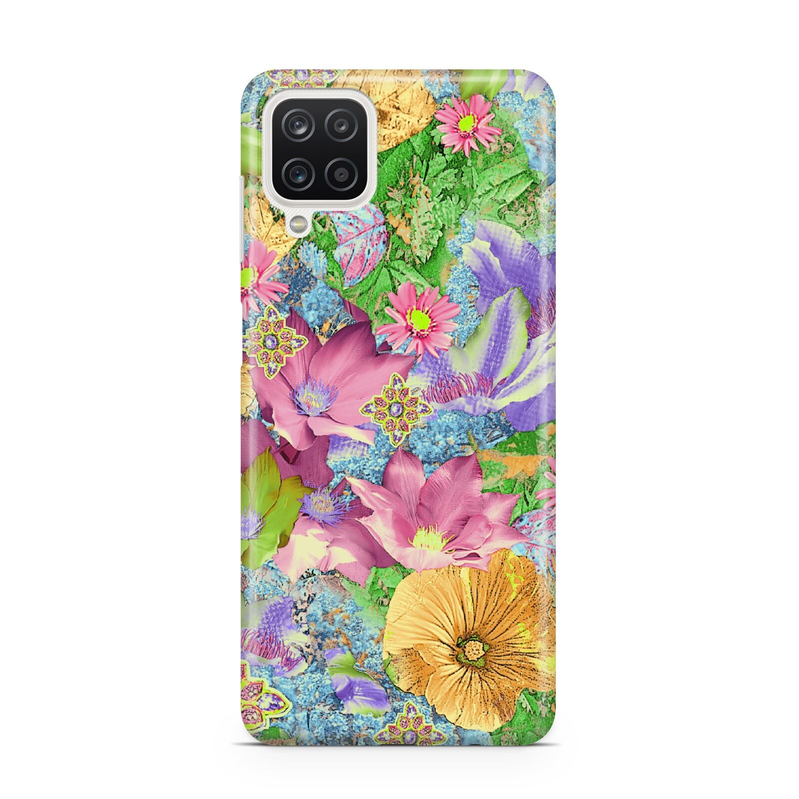 Vintage Floral Pattern Samsung M12 Case