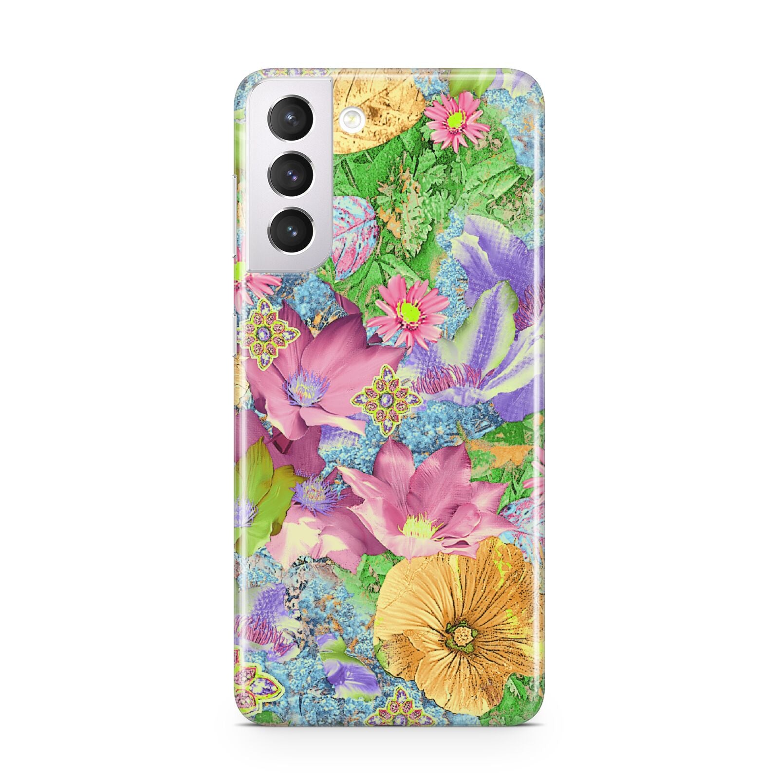 Vintage Floral Pattern Samsung S21 Case