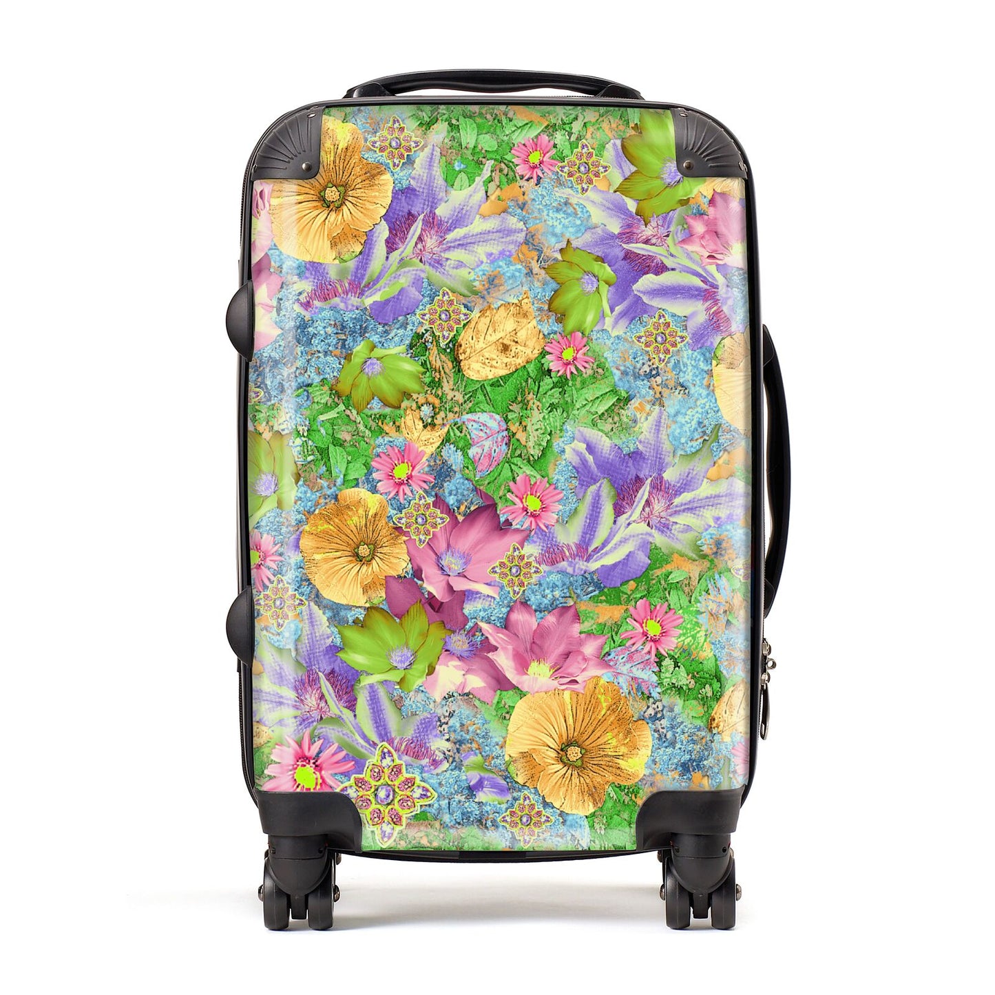 Vintage Floral Pattern Suitcase
