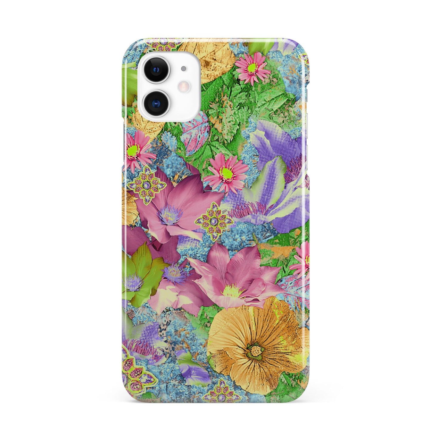 Vintage Floral Pattern iPhone 11 3D Snap Case