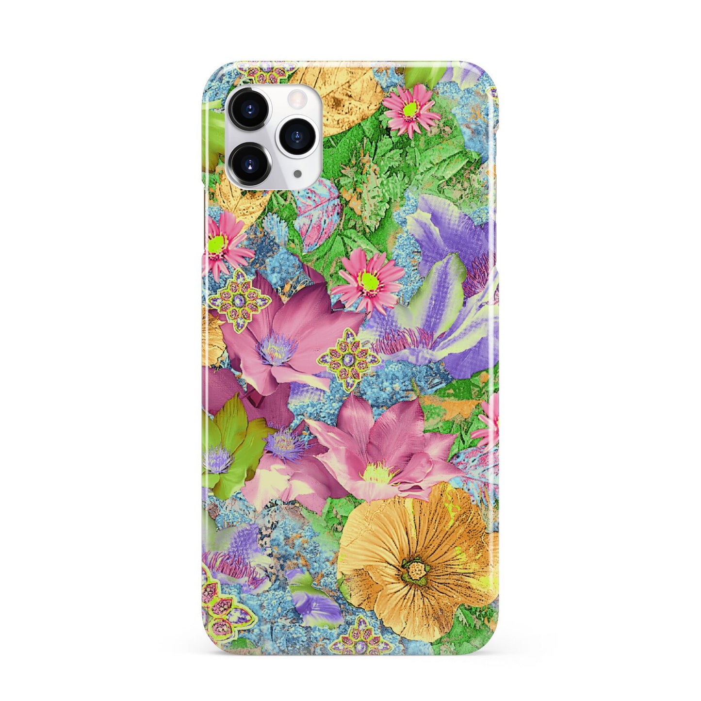 Vintage Floral Pattern iPhone 11 Pro Max 3D Snap Case