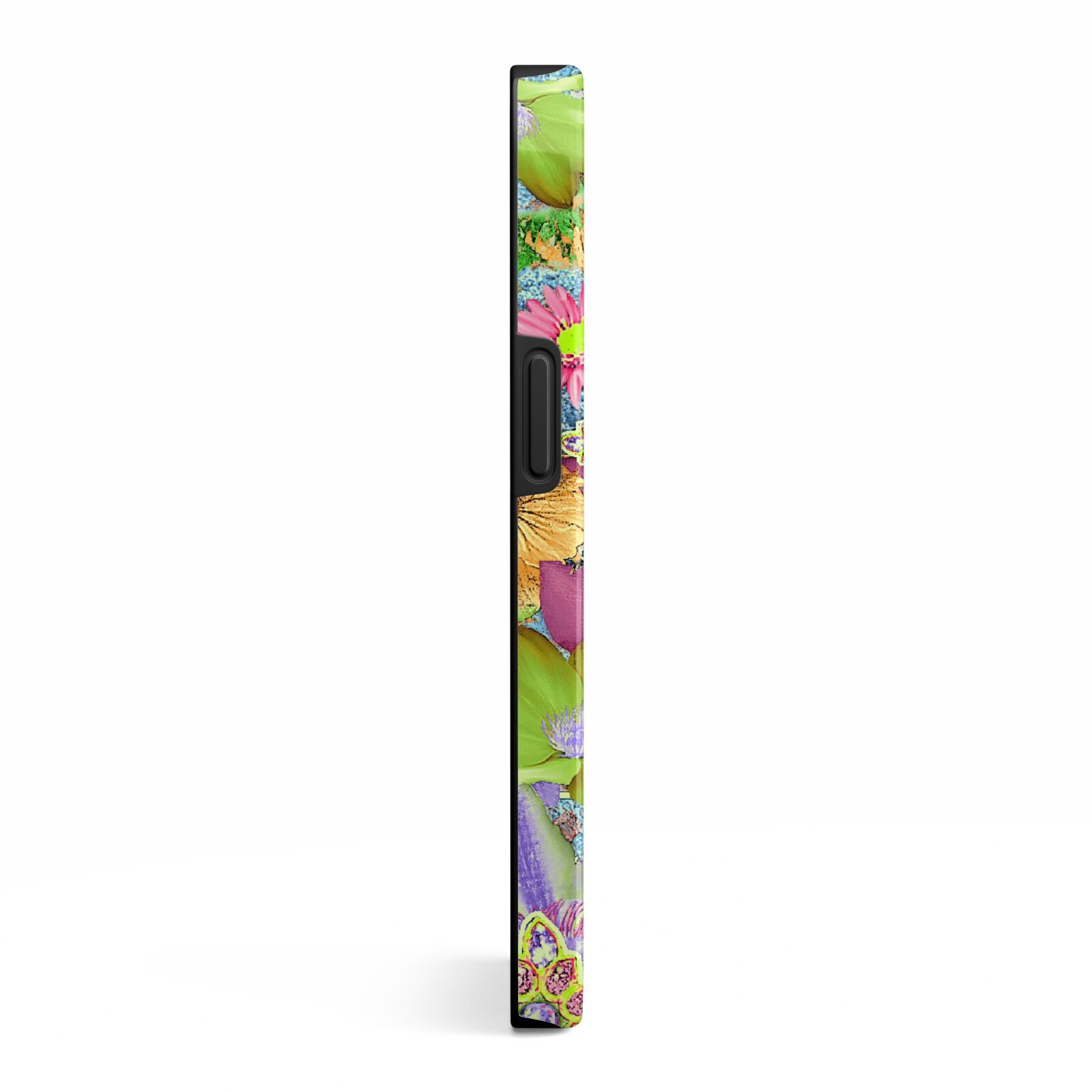 Vintage Floral Pattern iPhone 13 Side Image 3D Tough Case