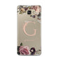 Vintage Floral Personalised Samsung Galaxy A5 2016 Case on gold phone