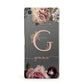 Vintage Floral Personalised Sony Xperia Case