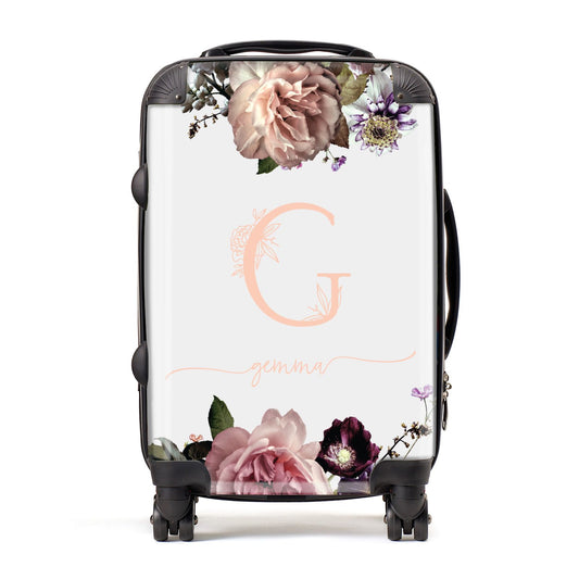 Vintage Floral Personalised Suitcase