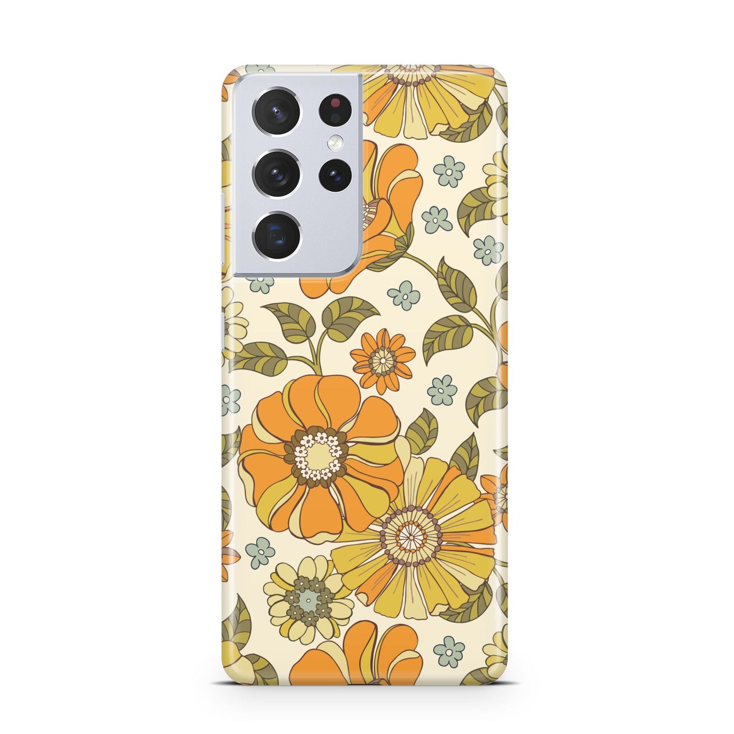 Vintage Floral Samsung S21 Ultra Case