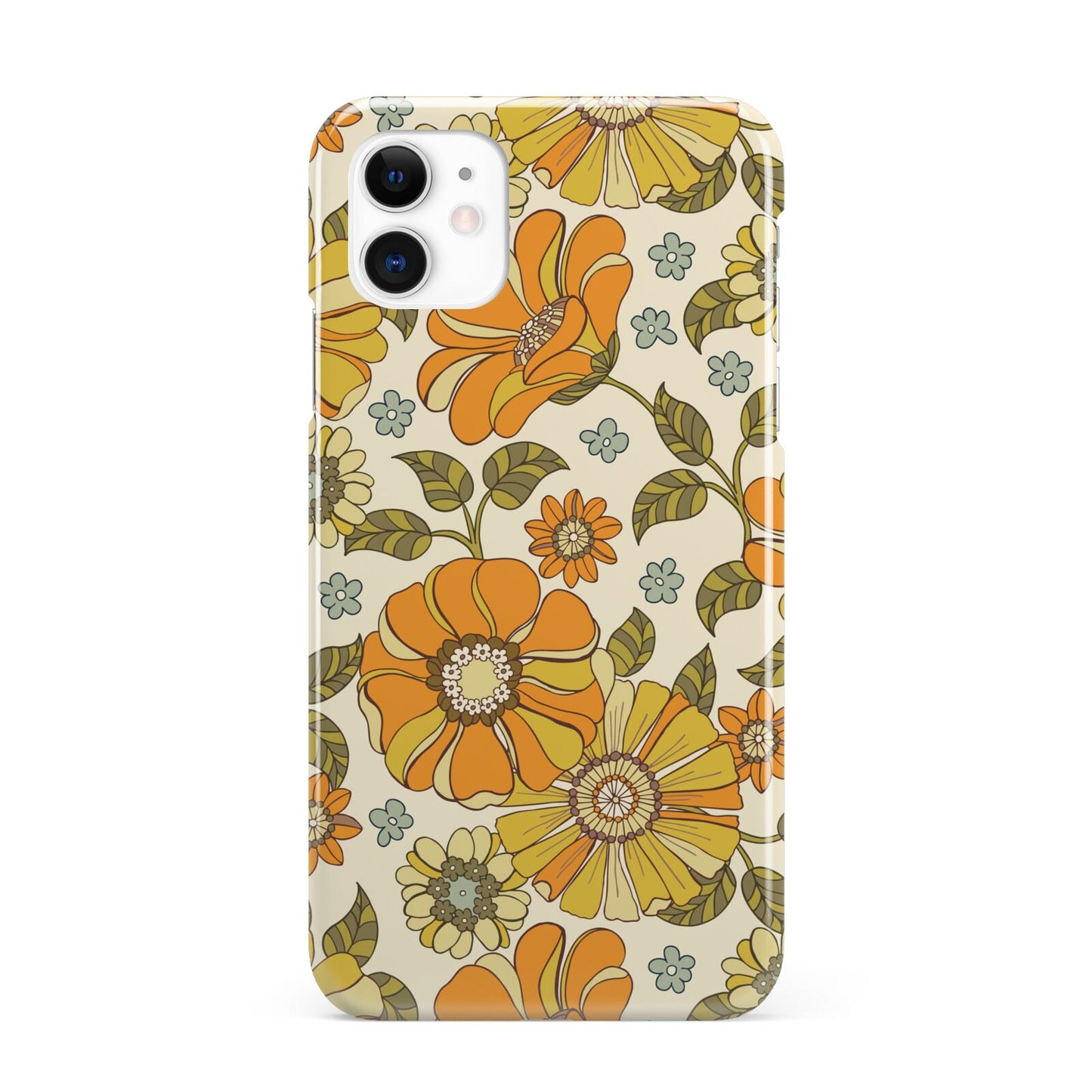 Vintage Floral iPhone 11 3D Snap Case