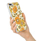Vintage Floral iPhone 7 Plus Bumper Case on Silver iPhone Alternative Image