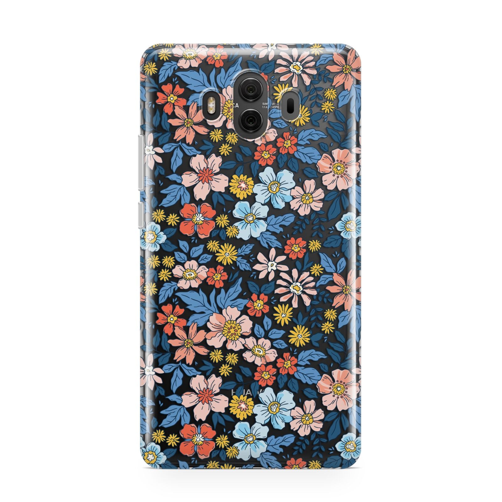 Vintage Flower Huawei Mate 10 Protective Phone Case