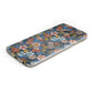 Vintage Flower Protective Samsung Galaxy Case Angled Image