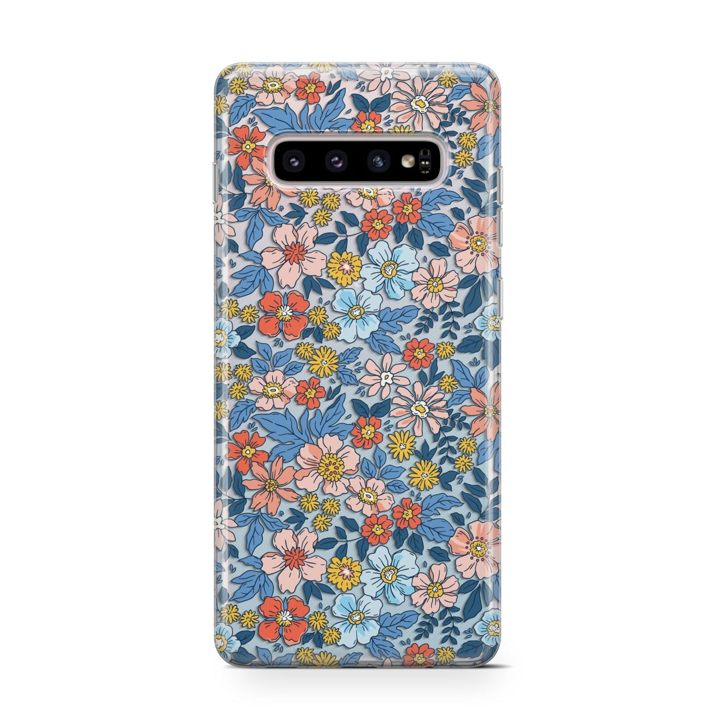 Vintage Flower Protective Samsung Galaxy Case
