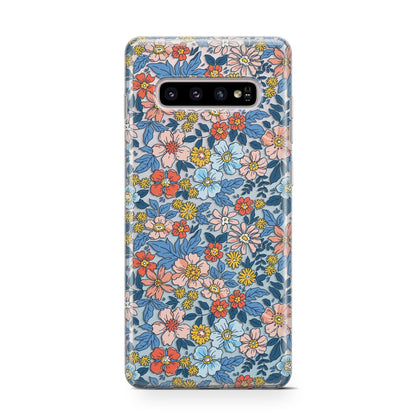 Vintage Flower Samsung Galaxy S10 Case