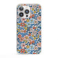 Vintage Flower iPhone 13 Pro Clear Bumper Case