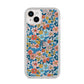 Vintage Flower iPhone 14 Plus Clear Tough Case Starlight