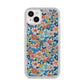 Vintage Flower iPhone 14 Plus Glitter Tough Case Starlight