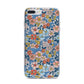 Vintage Flower iPhone 7 Plus Bumper Case on Silver iPhone